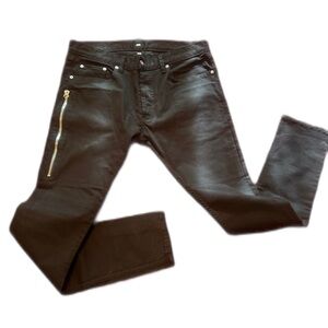 NWOT $267! Mr Completely black men’s slim stretch jeans  size 34